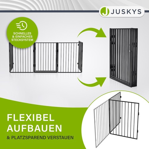Kaminschutzgitter Schutzgitter Ofenschutzgitter Gitter Tierschutzgitter Juskys® - Bild 4 von 7