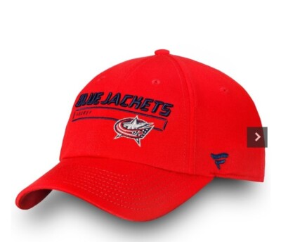 Columbus Blue Jackets Hat Fanatics Branded Authentic Pro Rinkside Adjustable NEW