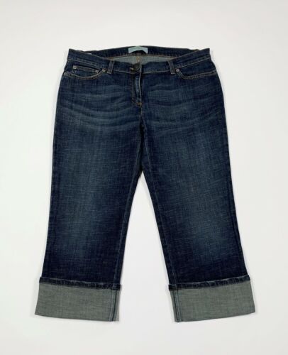 Benetton jeans shorts bermuda donna usato W34 tg 48 denim pantalone corto T6904 - Foto 10 di 12