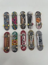 Vintage Lot Tech Deck Fingerboard Toys Skateboard 10 Boards