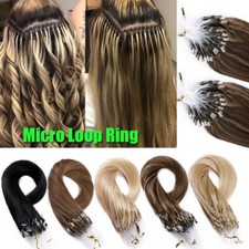 Russian Micro Loop Ring Beads Tip 100 Remy Human Hair Extensions 200S Balayage