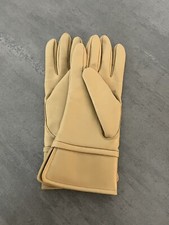 Vintage Fownes Tan Beige Leather Gloves Women  s Size A WPL 9522 Acrylic Lining