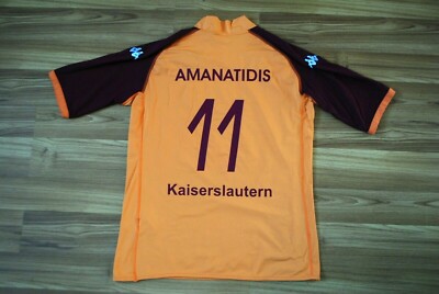 Maillot 1er FC Kaiserslautern 2004/05 - Taille XXL, N°11 Amanatidis, Kappa, Neuf Avec Défauts Mineurs
