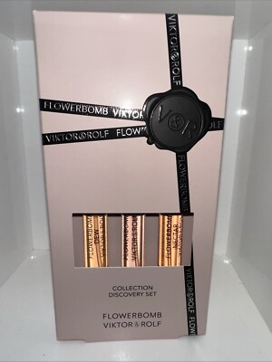 Flowerbomb Victor & Rolf 3pc Discovery Set Includes Flowerbomb, Dew & Nectar