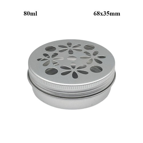 Metal Cosmetic Face Eye Cream Packing Hollow Out with Holes Empty Can - Picture 13 of 19