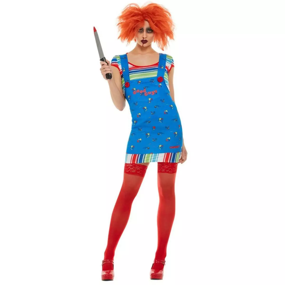 Women's Adult's Official Chucky Halloween Horror Film Party Fancy Dress  Costume | eBay