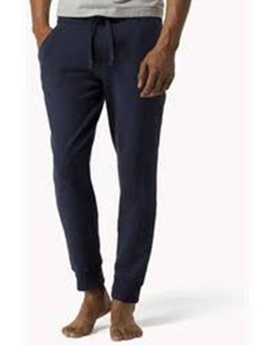 Tommy Hilfiger Uomo Pile Flanella Pantaloni Tuta Blu Scuro | eBay
