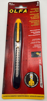 OLFA  9mm Multi-Purpose Plastic Utility Knife (OLFA ES-1) 1105997 NEW