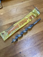 Irwin 3/4" 19.1 mm Wood Auger Single cutter w/ Screw Point. Boring 6" Depth Used