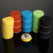 Juego de almohadillas pulidoras planas de 2" de 16 piezas para el cuidado del automóvil limpieza pulidora hilo-M6