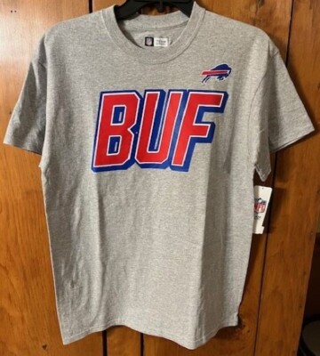 NFL Apparel BUFFALO BILLS Gray Steel Heat T Shirt - BUF - L