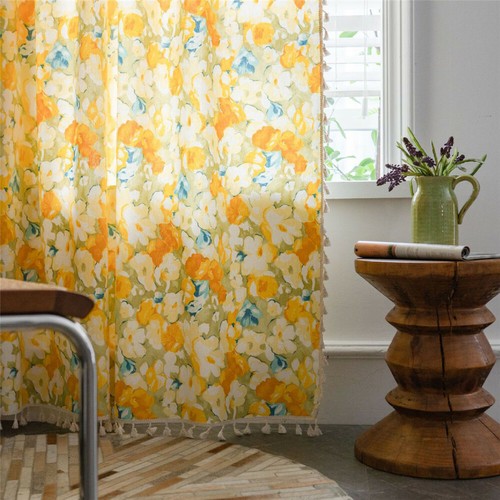 Curtain Tassels Drape Windows Curtain Living Room Bedroom Decor - Picture 54 of 72