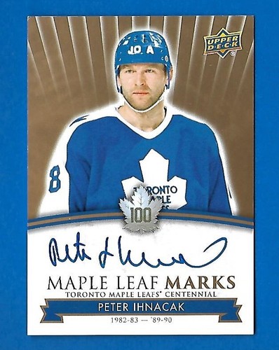 2017-18 TORONTO MAPLE LEAFS CENTENNIAL LEAF MARKS AUTOGRAPH & AKA CARD SEE LIST - Picture 71 of 91