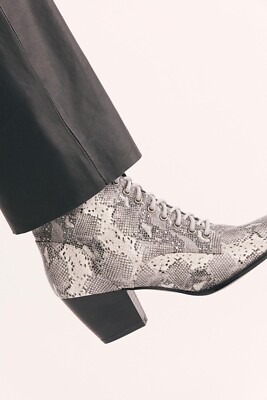 Vegan Matisse Snake Booties NEW FREE PEOPLE X COCONUTS