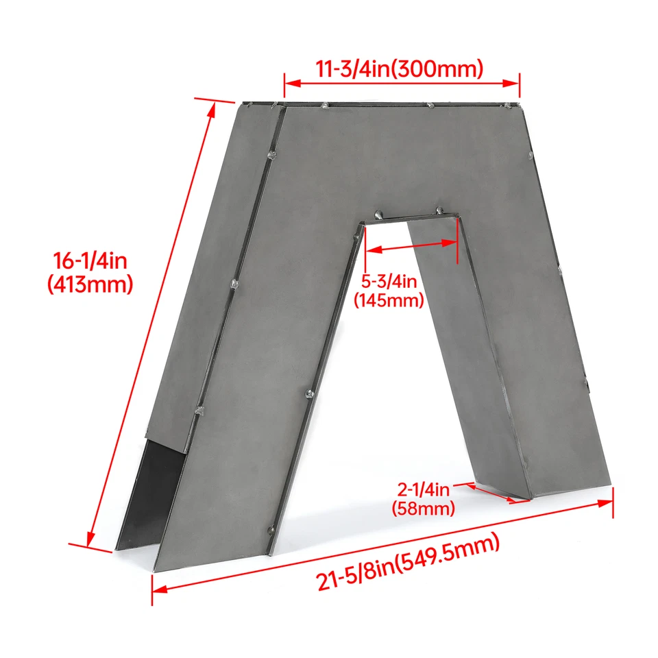 Para camioneta Chevy C10 1963-1972 1 par marco de muesca C muesca escalonada juego de muescas acero Foto 2 de 4