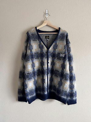 Kith x Needles Mohair Sheridan Cardigan - Size XL - Brand Kith x Needles Mohair Sheridan Cardigan - Size XL - Brand