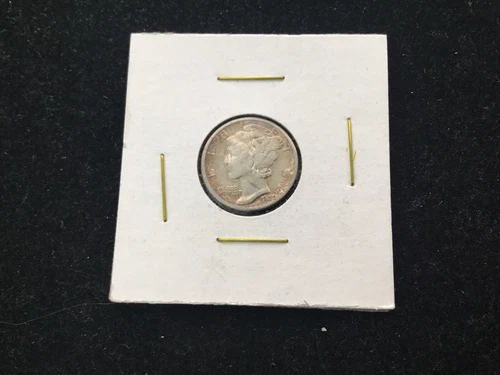 1929-S AU Mercury Dime