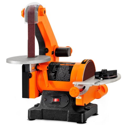 Small Bench Belt Sander Sharpener Wood DIY Polishing Grinding Machine Polisher - Picture 1 of 6