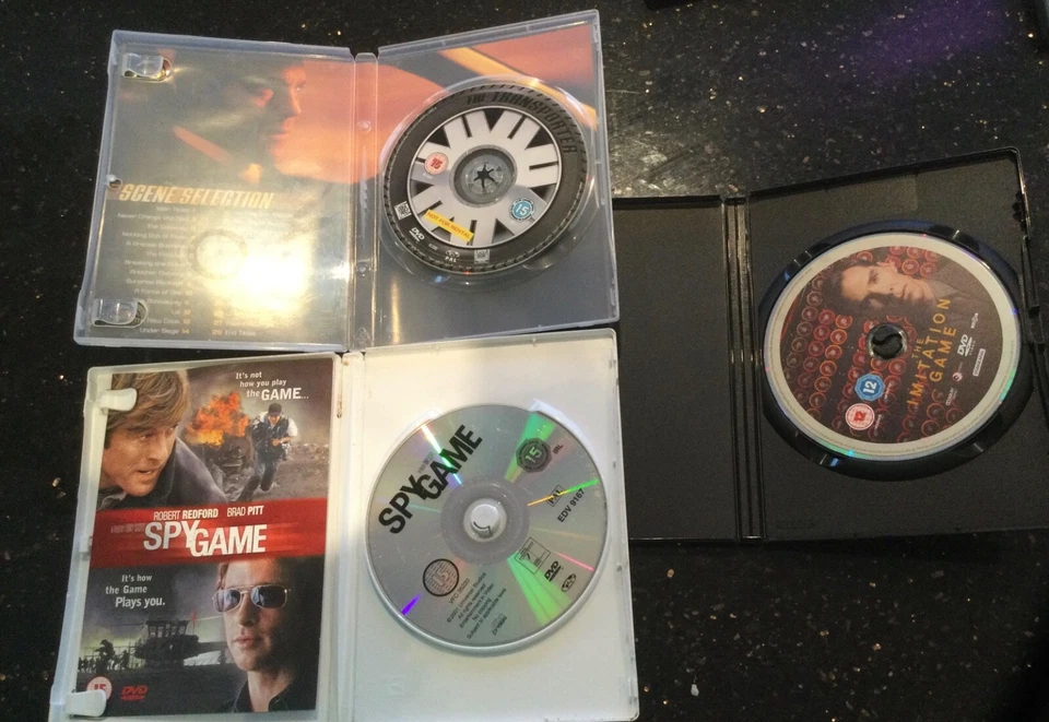 8 DVDs  Inc Along Came a Spider The Secret The Mummy Imitation Game Spy Game … - Image 2 of 4