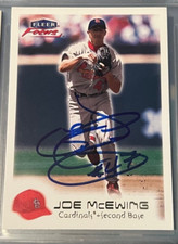Joe McEwing signed autographed 2000 Fleer Focus Card #103 St Louis Cardinals