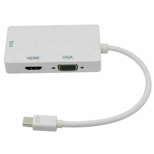 Mini Display Port (DP)Thunderbolt to HDMI Adapter VGA DVI MacBook Pro Mac Air - Picture 6 of 7
