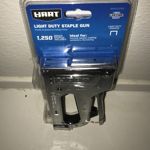 Hart light duty staple gun With (1250) Staples Included Repairs Crafting eBay