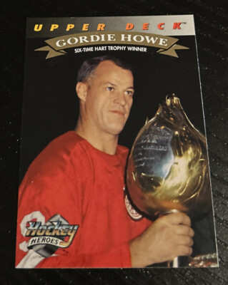 1992-93 Upper Deck Gordie Howe Hockey Heroes Six-Time Hart Trophy Winner