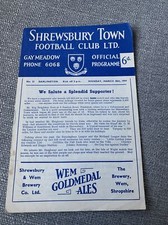 30.3.1959. Shrewsbury Town v Darlington (Div 4).