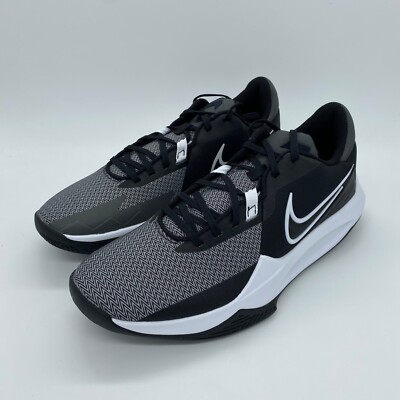 Men s Nike Precision VI Basketball Shoes DD9535-003 Black White Size 10