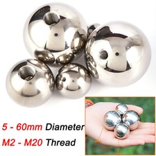 Stainless Steel Ball Bearing With Half Thread M2 M2.5 M3 M4 M5 M6 M8 M10 M12-M20