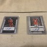 2 - Romeo Doubs Leaf Ultimate Weapon/Ultimate Draft Signed ROOKIE CARDS.