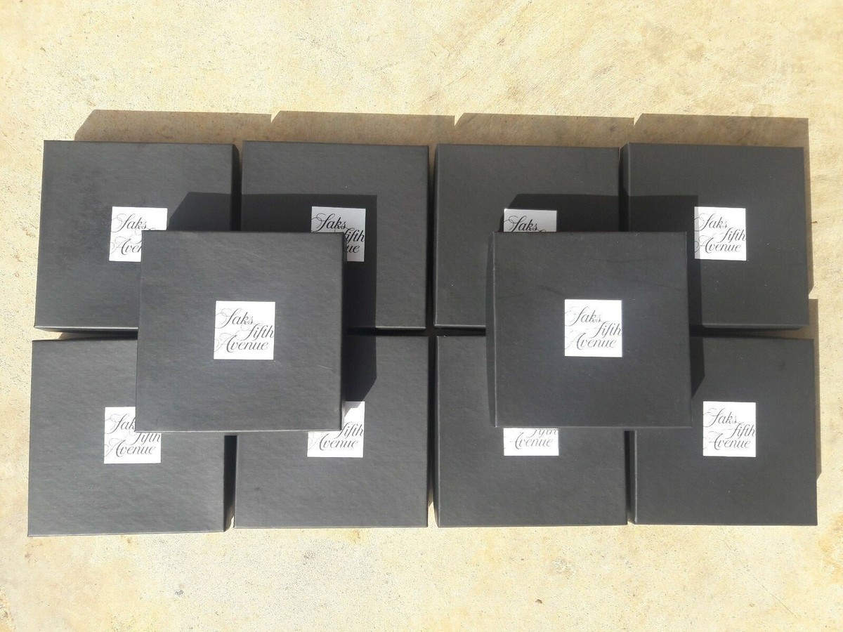 Saks Fifth Avenue Black Gift Box Saks Fifth Avenue Empty Shipping Box (Size 1) | Mercari main image 3