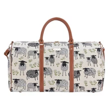 Signare Tapestry Spring Lamb Large Duffle Bag Overnight Bags Weekender