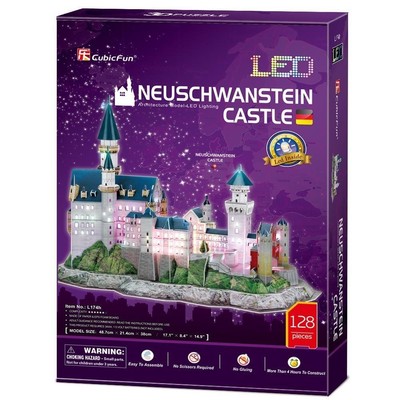 3D Puzzle Schloss Neushwastein LED