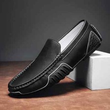 Mocassini uomo vera pelle guida scarpe casual mocassini comodi slip on