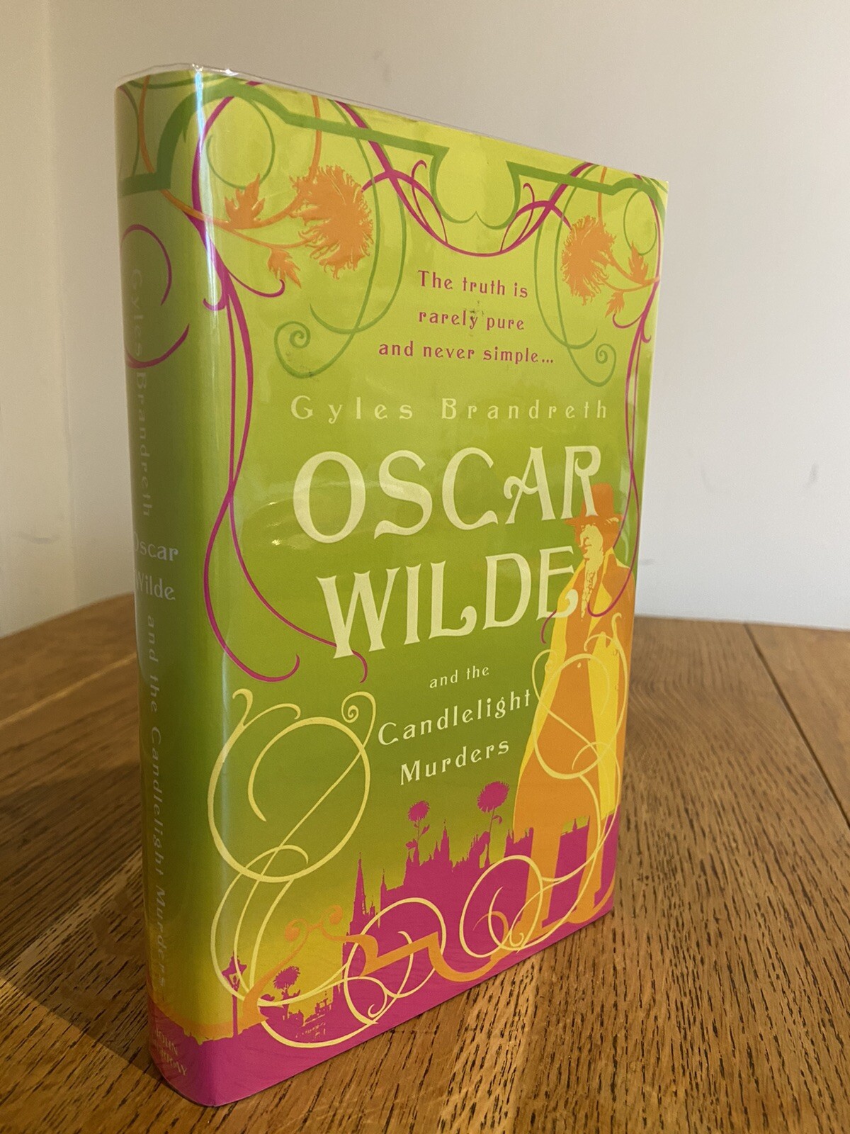Oscar Wilde Candlelight Murders by Gyles Brandreth SIGNED LINED DATED UK 1/1 HB