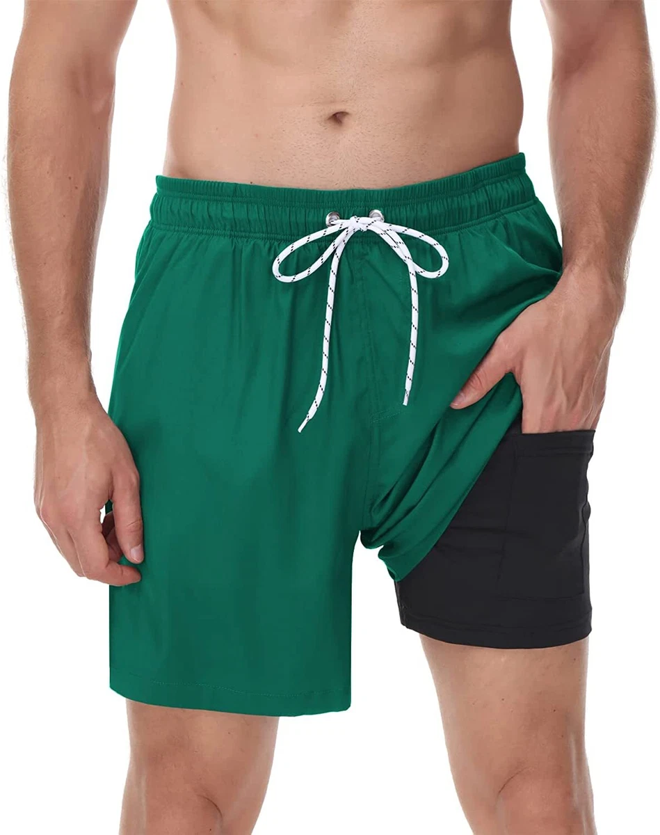 Mens bathing suits hotsell with elastic waist