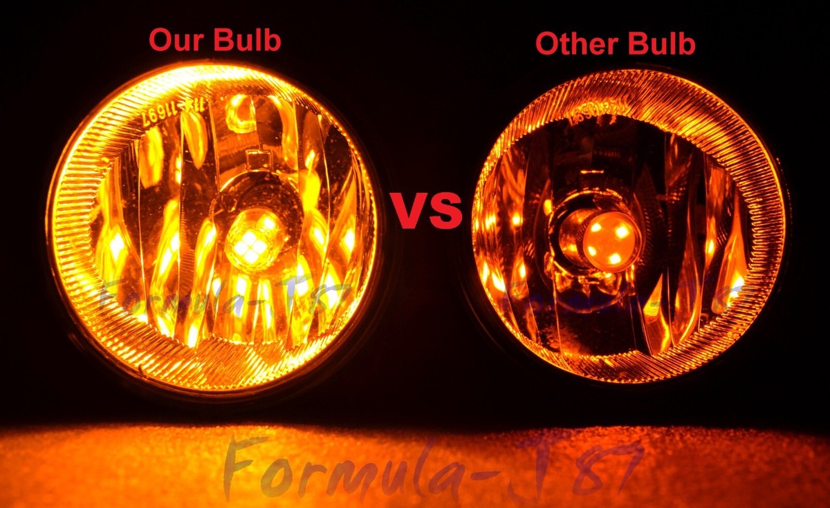 Formula-J87 3757 LED Bulbs – 15W Orange Amber – Front Turn Signal & Parking Light (2-Pack)
