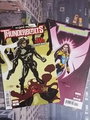 THUNDERBOLTS #1 - 2 COVERS - NM