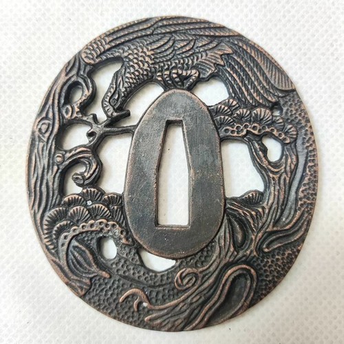 Excellent Fittings Tsuba For Japanese Sword Samurai Katana Wakizashi Tanto Tachi - Picture 13 of 91