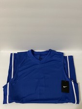 Nike Team Basketball Blue Sleeveless Jersey Size Large
