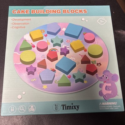 Timixy Cake Building Blocks Set, 3+, 20 Pcs