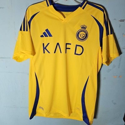 Al Nassr 2024/25 Home Jersey, RONALDO 7, Size 2XL Adidas Football