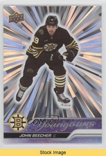 2023-24 Upper Deck Series 2 Young Guns Outburst John Beecher #472 READ 1eo4