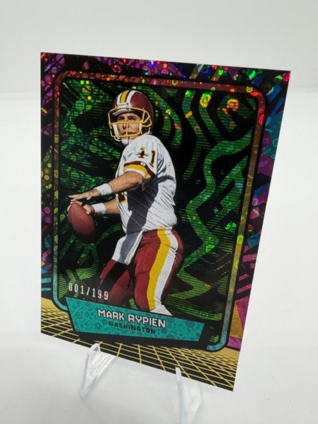 2026 Panini 90's Decades Lime Green Mark Rypien Super Bowl MVP 64 #'ed / 1/199!