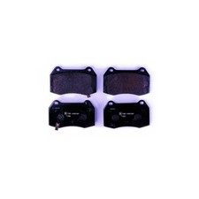 Bremsbelagsatz Scheiben mit Verschleißwarnung 15 mm HELLA für u.a. NISSAN 350Z