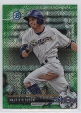 2017 Bowman Chrome Prospects Mega Box Green Refractor 62/99 Mauricio Dubon 2l4