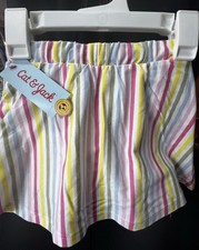 SKORT Cat  Jack Toddler Multi Stripe Pastel Size 4T Spring. Pockets. NWT 