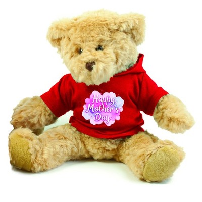 Happy Mother's Day Wolke Teddybär mit Hoodie Stofftier Kuscheltier Plüschtier