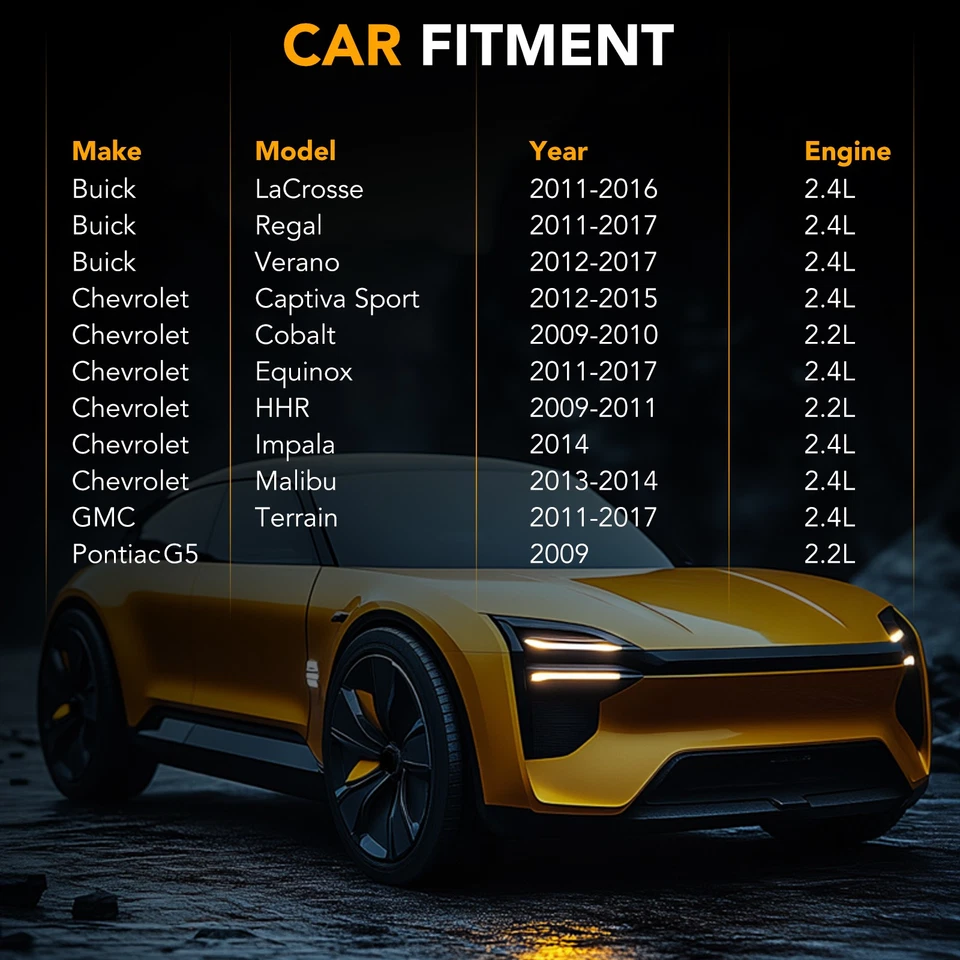 For Buick Verano 2012-2017 2.4L Engine Timing Chain Kit W/Camshaft phaser - Изображение 2 из 4